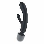 Вібратор-кролик з вібромасажером Satisfyer Triple Lover Grey, 3 мотори - мініатюра 2