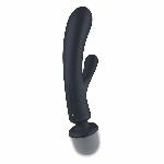 Вібратор-кролик з вібромасажером Satisfyer Triple Lover Grey, 3 мотори - мініатюра 4
