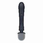 Вібратор-кролик з вібромасажером Satisfyer Triple Lover Grey, 3 мотори - мініатюра 5