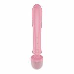 Вібратор-кролик з вібромасажером Satisfyer Triple Lover Pink, 3 мотори - мініатюра 3