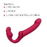 Безремінний смарт-страпон Lovense Lapis vibrating strapless strap-on, 3 мотори - мініатюра 13
