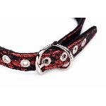 Кляп з трояндою Master Series: Eye-Catching Ball Gag With Rose, чорно-червоний - мініатюра 6
