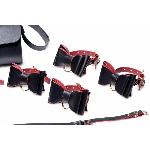 Набір БДСМ з дорожньою сумкою Master Series: Bow — Luxury BDSM Set With Travel Bag, 11 предметів - мініатюра 4