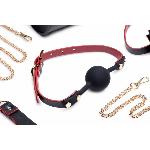 Набір БДСМ з дорожньою сумкою Master Series: Bow — Luxury BDSM Set With Travel Bag, 11 предметів - мініатюра 3