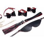 Набір БДСМ з дорожньою сумкою Master Series: Bow — Luxury BDSM Set With Travel Bag, 11 предметів - мініатюра 6