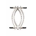 Затискач для статевих губ Master Series: Pussy Tugger Adjustable Vagina Clamp with Chain - мініатюра 2
