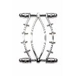 Затискач для вагіни Master Series: Spread 'Em Poker Vagina Clamp with Adjustable Pressure Screws, ши - мініатюра 2