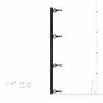 Фіксатор для рук та ніг Bedroom Fantasies: Spreader Bar Lightweight Restraint Bar, чорний - мініатюра 3