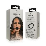 Повітропроникний кляп Bedroom Fantasies: Breathable Silicone Ball Gag, чорний - мініатюра 8