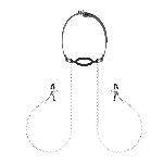 Затискачі з кляпом для сосків  Bedroom Fantasies: Nipple Clamps & Silicone Gag Ring - мініатюра 1