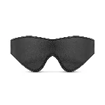 Маска Bedroom Fantasies: Faux Leather Blindfold, чорна - мініатюра 1