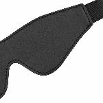 Маска Bedroom Fantasies: Faux Leather Blindfold, чорна - мініатюра 3