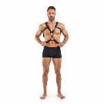 Портупея Bedroom Fantasies: Rocco Bondage Harness, чорна - мініатюра 4