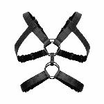 Портупея Bedroom Fantasies: Rocco Bondage Harness, чорна - мініатюра 2