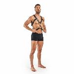 Портупея Bedroom Fantasies: Rocco Bondage Harness, чорна - мініатюра 5