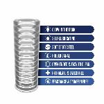 Мастурбатор Blush Rize – Ribz Glow in the Dark Masturbator – Clear, нейтральний, світиться в темряві - мініатюра 2