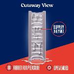 Мастурбатор Blush Rize – Ribz Glow in the Dark Masturbator – Clear, нейтральний, світиться в темряві - мініатюра 3