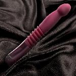Пульсатор для точки G Blush Temptasia – Trixie Thrusting Dildo – Wine Red, 3 швидкості - мініатюра 8