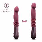 Пульсатор для точки G Blush Temptasia – Trixie Thrusting Dildo – Wine Red, 3 швидкості - мініатюра 4