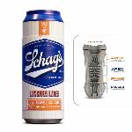 Мастурбатор – банка пива Blush Schag's Luscious Lager Masturbator Frosted, самозмащуваний, вакуум - мініатюра 2