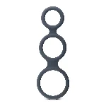 Потрійне ерекційне кільце Boners Triple Ring, діаметр 2,6; 3,3 та 3,8 см - мініатюра 1