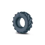 Ерекційне кільце-шина Boners Tire Cock Ring – Grey, внутрішній діаметр 2,5 см - мініатюра 1