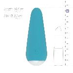 Мінівібратор Cala Azul – Julia Mini Vibrator, дуже ніжний, 10 режимів - мініатюра 4
