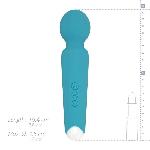 Вібромасажер Cala Azul – Maria Wand Vibrator, 10 режимів, регулювання інтенсивності - мініатюра 7
