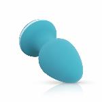 Анальна вібропробка Cala Azul – Blanca Vibrating anal plug, 10 режимів - мініатюра 4