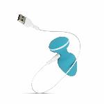 Анальна вібропробка Cala Azul – Blanca Vibrating anal plug, 10 режимів - мініатюра 7
