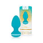 Анальна вібропробка Cala Azul – Blanca Vibrating anal plug, 10 режимів - мініатюра 8