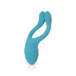 Універсальний вібратор для пар Cala Azul – Dani Couples Toy, 10 режимів - мініатюра 1