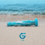 Скляний дилдо Gildo Ocean Flow, великі намистини, силіконова основа - мініатюра 7