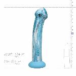 Скляний дилдо Gildo Ocean Ripple, об’ємна головка, ідеально для точки G - мініатюра 7