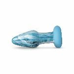 Скляна анальна пробка Gildo Ocean Curl, макс. діаметр 4 см - мініатюра 2