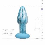 Скляна анальна пробка Gildo Ocean Curl, макс. діаметр 4 см - мініатюра 6