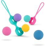 Набір вагінальних кульок PMV20: Vita – Kegel Ball Set, маса 40, 50, 60 г, два тримачі - мініатюра 4