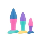 Набір анальних пробок PMV20 Koda – Butt Plug Set, діаметр 2,9 см, 3,9 см, 5 см - мініатюра 1