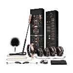 Шикарний набір для BDSM Rosy Gold – Nouveau BDSM set, 9 аксесуарів - мініатюра 1