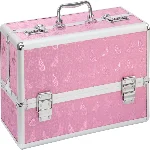Великий кейс для зберігання секс-іграшок BMS Factory Large Lokable Vibrator Case Pink, кодовий замок - мініатюра 1
