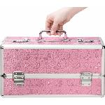 Великий кейс для зберігання секс-іграшок BMS Factory Large Lokable Vibrator Case Pink, кодовий замок - мініатюра 4