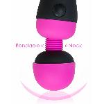 Вібромасажер PalmPower Recharge Pink, перезаряджуваний, гнучка головка, тревел-замок - мініатюра 4