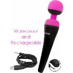 Вібромасажер PalmPower Recharge Pink, перезаряджуваний, гнучка головка, тревел-замок - мініатюра 5