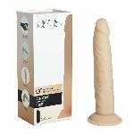 Фалоімітатор Naked Addiction — 9″ Silicone Dual Density Bendable Dildo Vanilla, віброкуля в подаруно - мініатюра 6