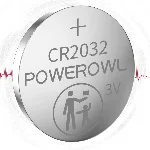 Батарейка POWEROWL CR2032 - мініатюра 1