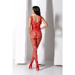 Бодістокінг з крилами Passion BS098 One Size, red, середня сітка, відкритий доступ - мініатюра 9