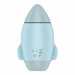 Вакуумний стимулятор з вібрацією Satisfyer Mission Control Blue, 2 незалежні мотори - мініатюра 5