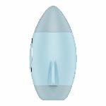 Вакуумний стимулятор з вібрацією Satisfyer Mission Control Blue, 2 незалежні мотори - мініатюра 3