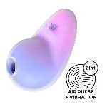 Вакуумний стимулятор з вібрацією Satisfyer Pixie Dust Violet/Pink - мініатюра 1