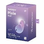 Вакуумний стимулятор з вібрацією Satisfyer Pixie Dust Violet/Pink - мініатюра 6